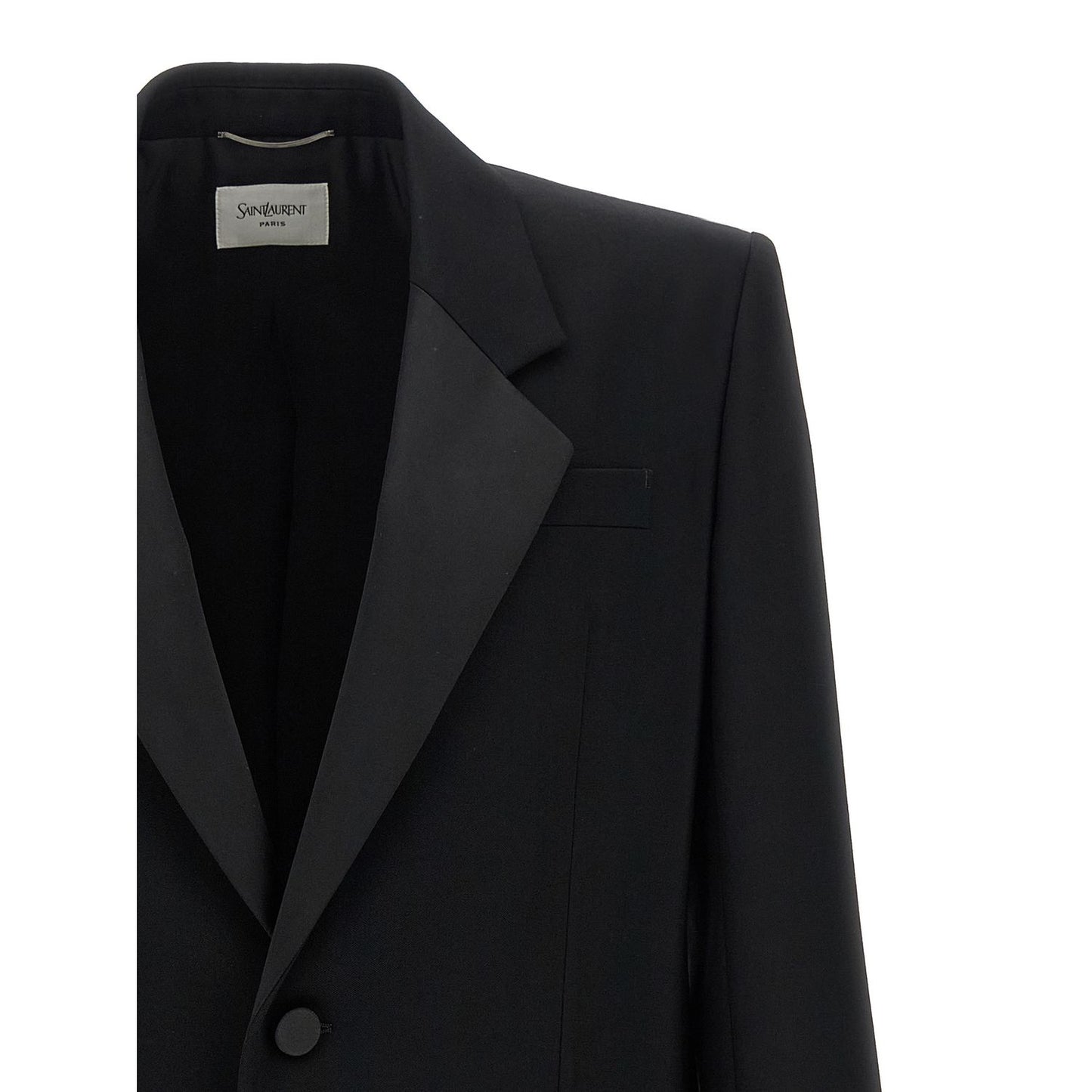 Saint Laurent Black Wool Blazer