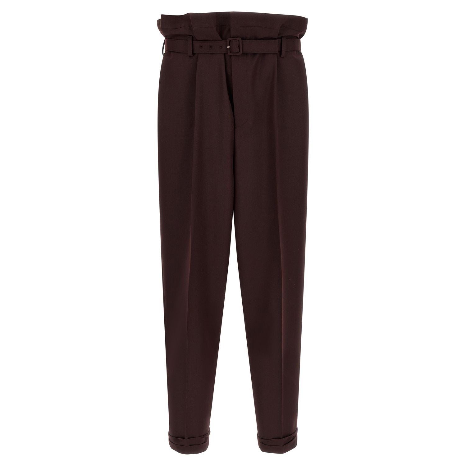 Saint Laurent Purple Wool Casual Pants