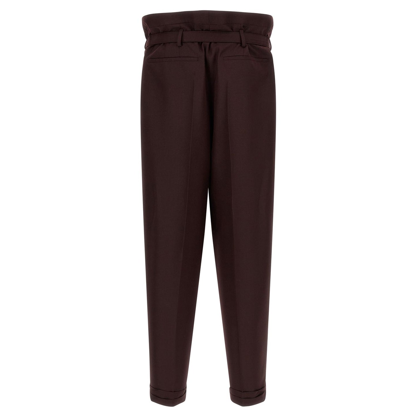 Saint Laurent Purple Wool Casual Pants