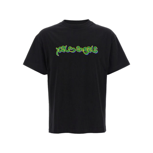 Palm Angels Black Cotton T-Shirt