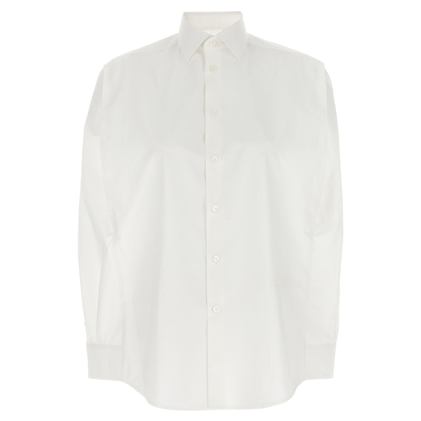 MM6 Maison Margiela White Cotton Blouse