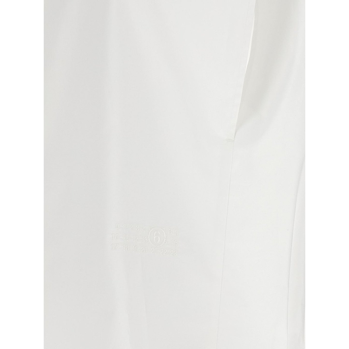MM6 Maison Margiela White Cotton Blouse