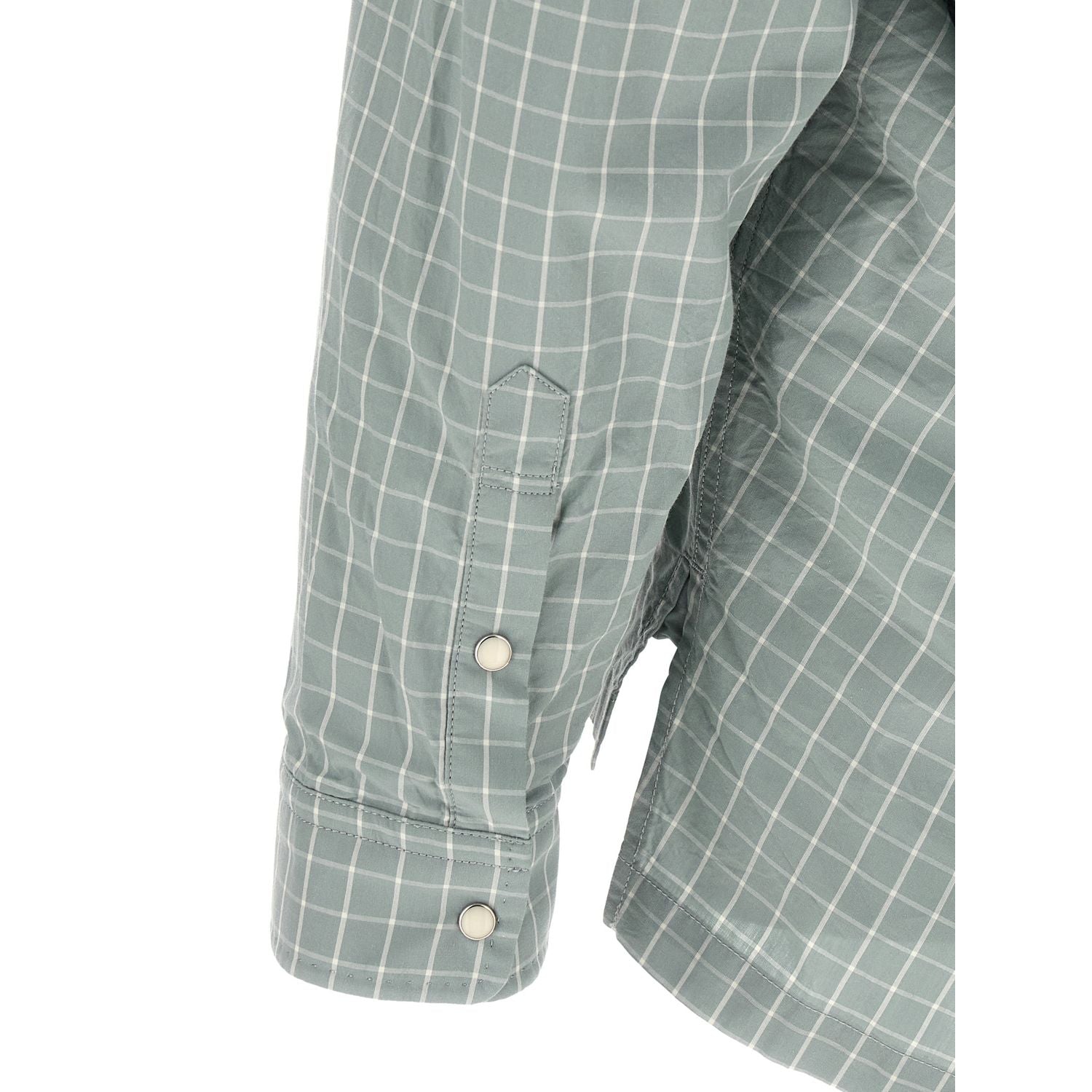 Maison Mihara Yasuhiro Blue Cotton Blouse