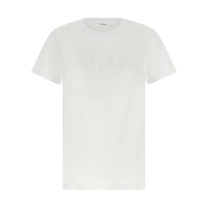 Max Mara White Cotton T-Shirt