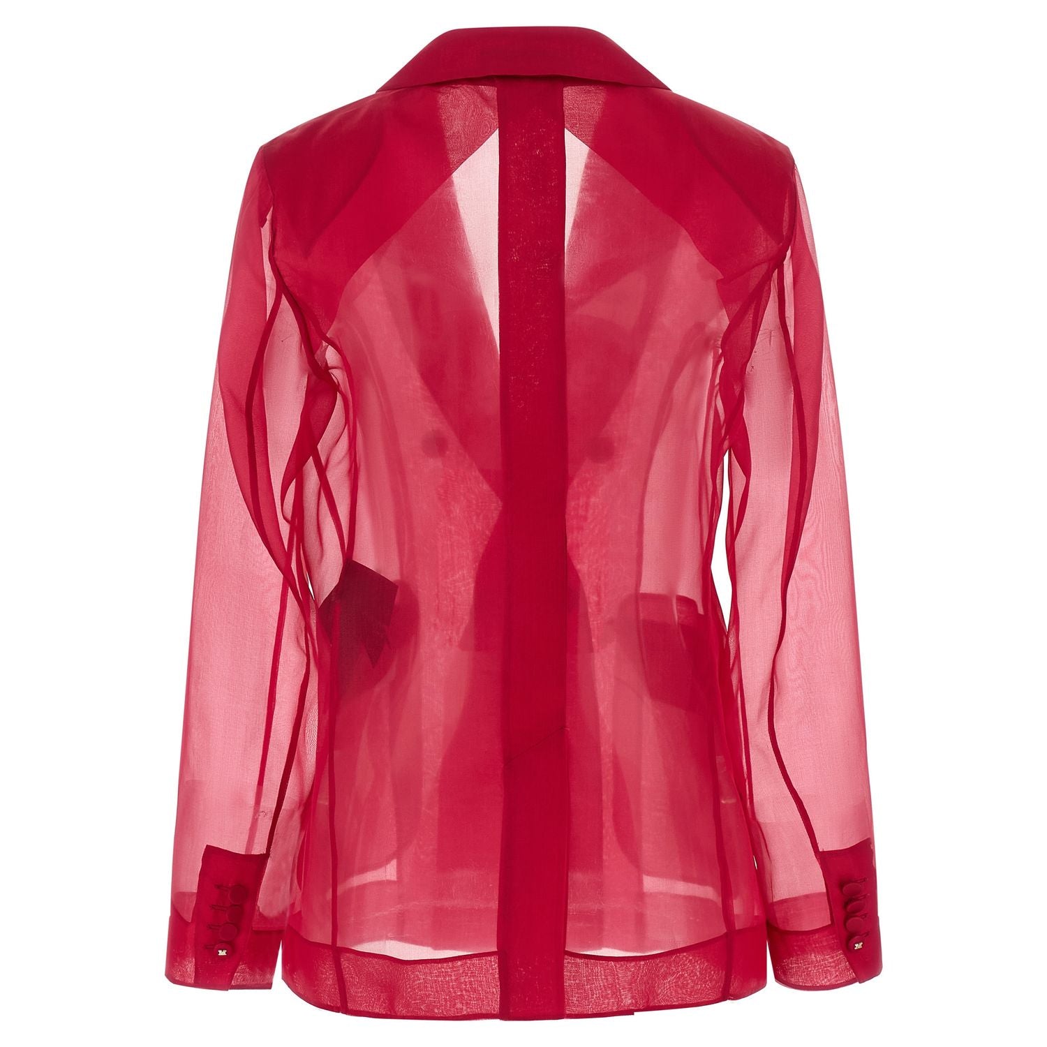 Max Mara Fuchsia Silk Blazer