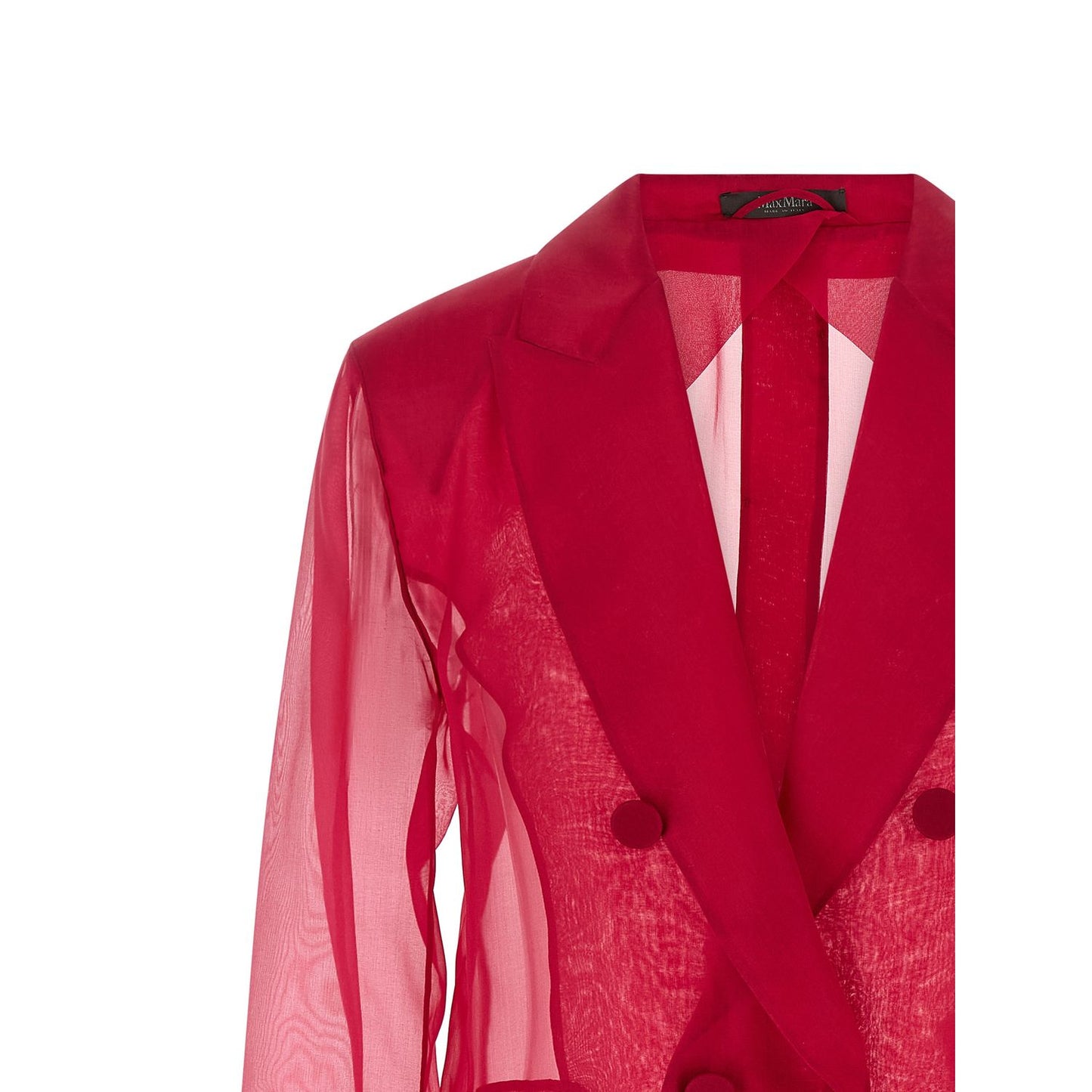 Max Mara Fuchsia Silk Blazer