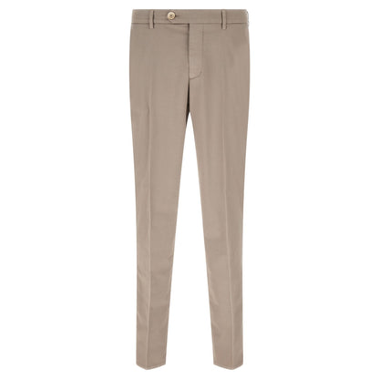 Brunello Cucinelli Beige Cotton Casual Pants