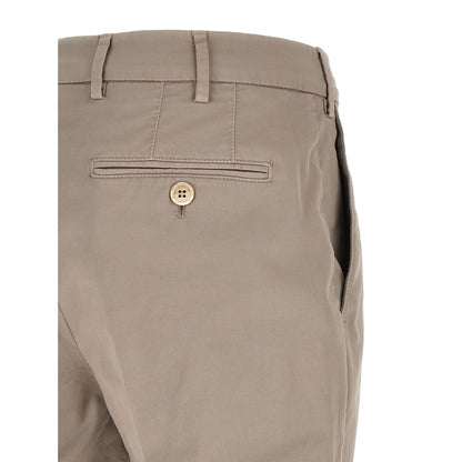 Brunello Cucinelli Beige Cotton Casual Pants
