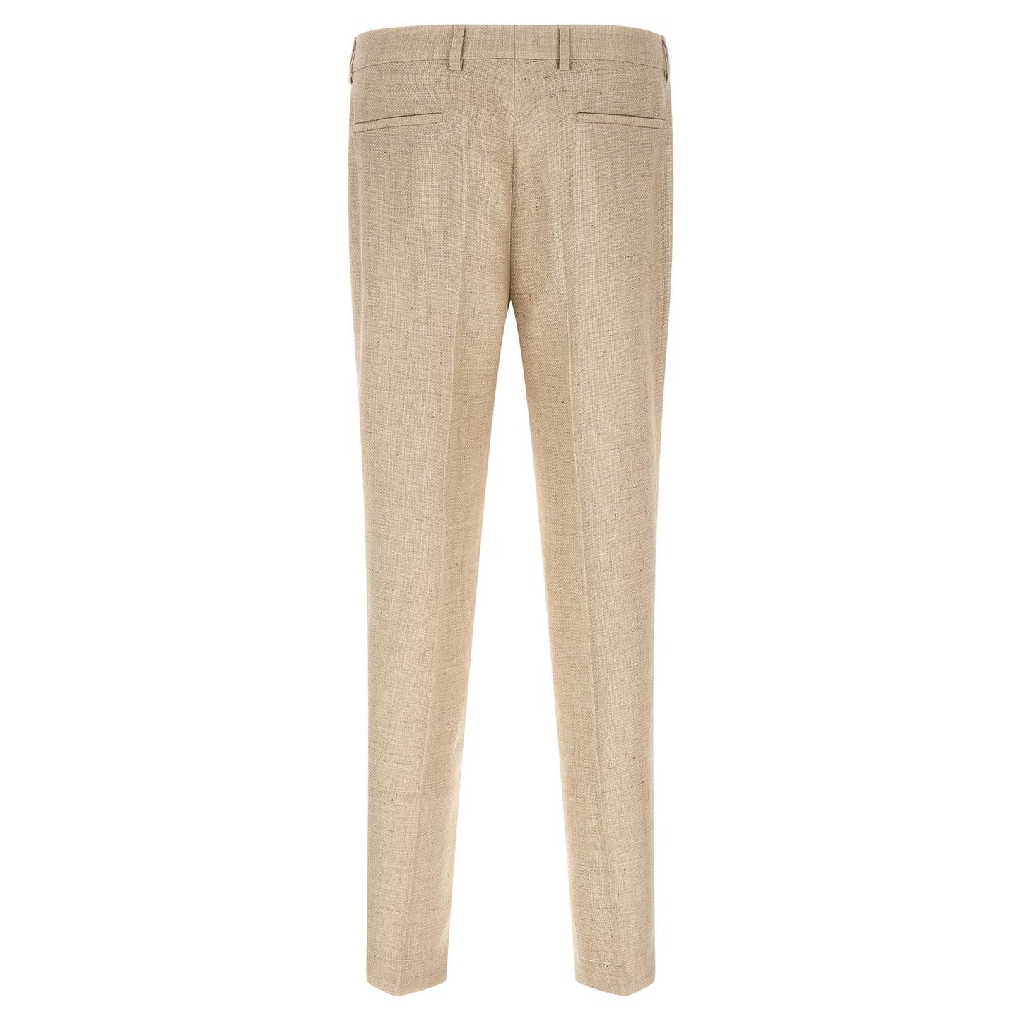 Brunello Cucinelli Beige Silk Two-Piece Suit