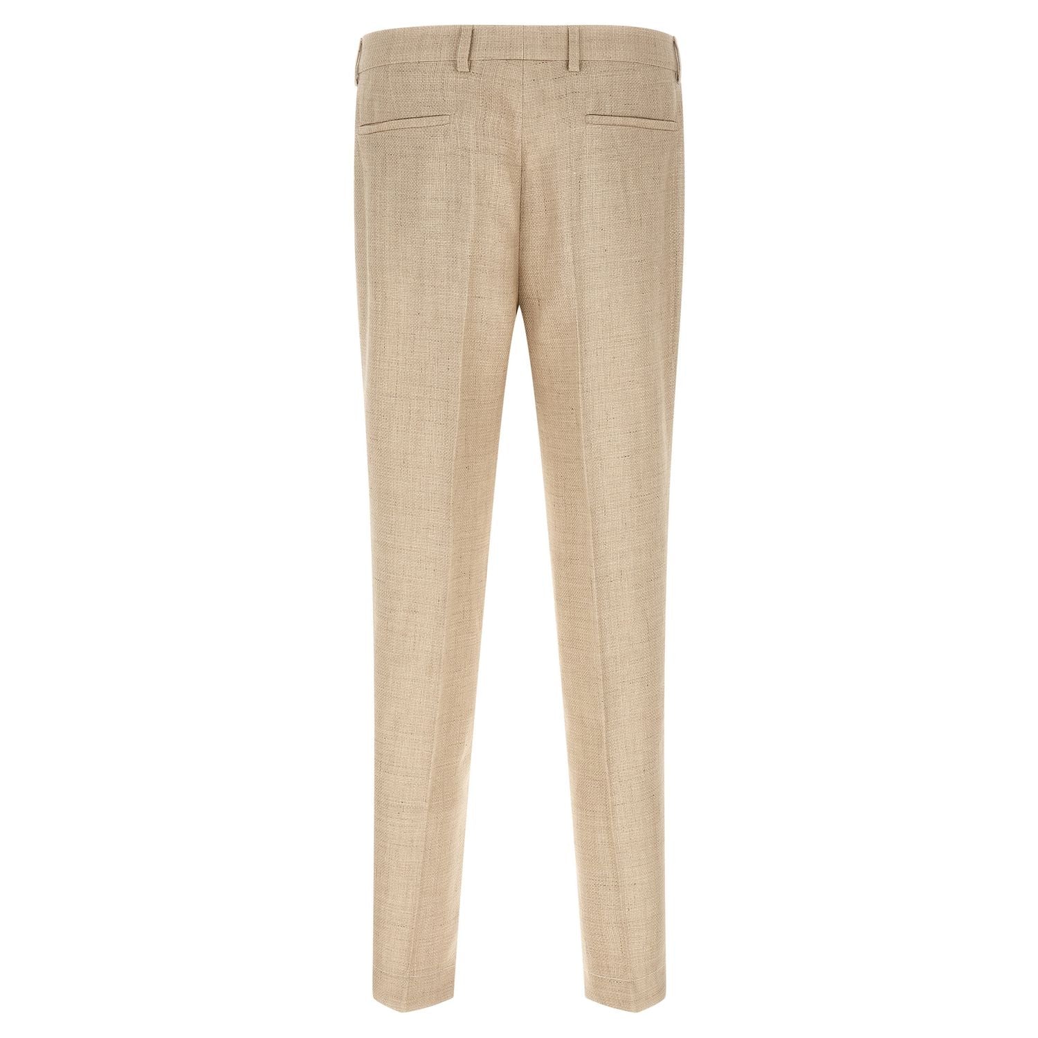 Brunello Cucinelli Beige Silk Two-Piece Suit