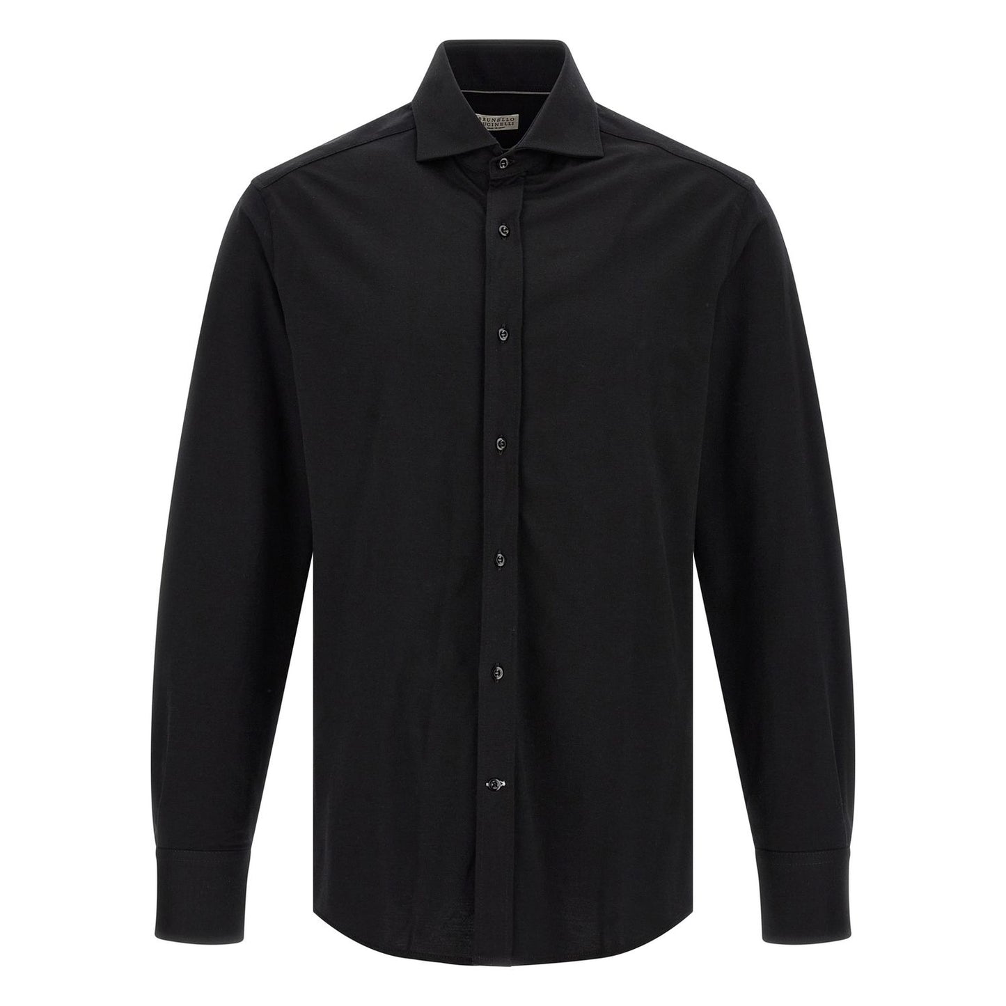 Brunello Cucinelli Black Cotton Blouse