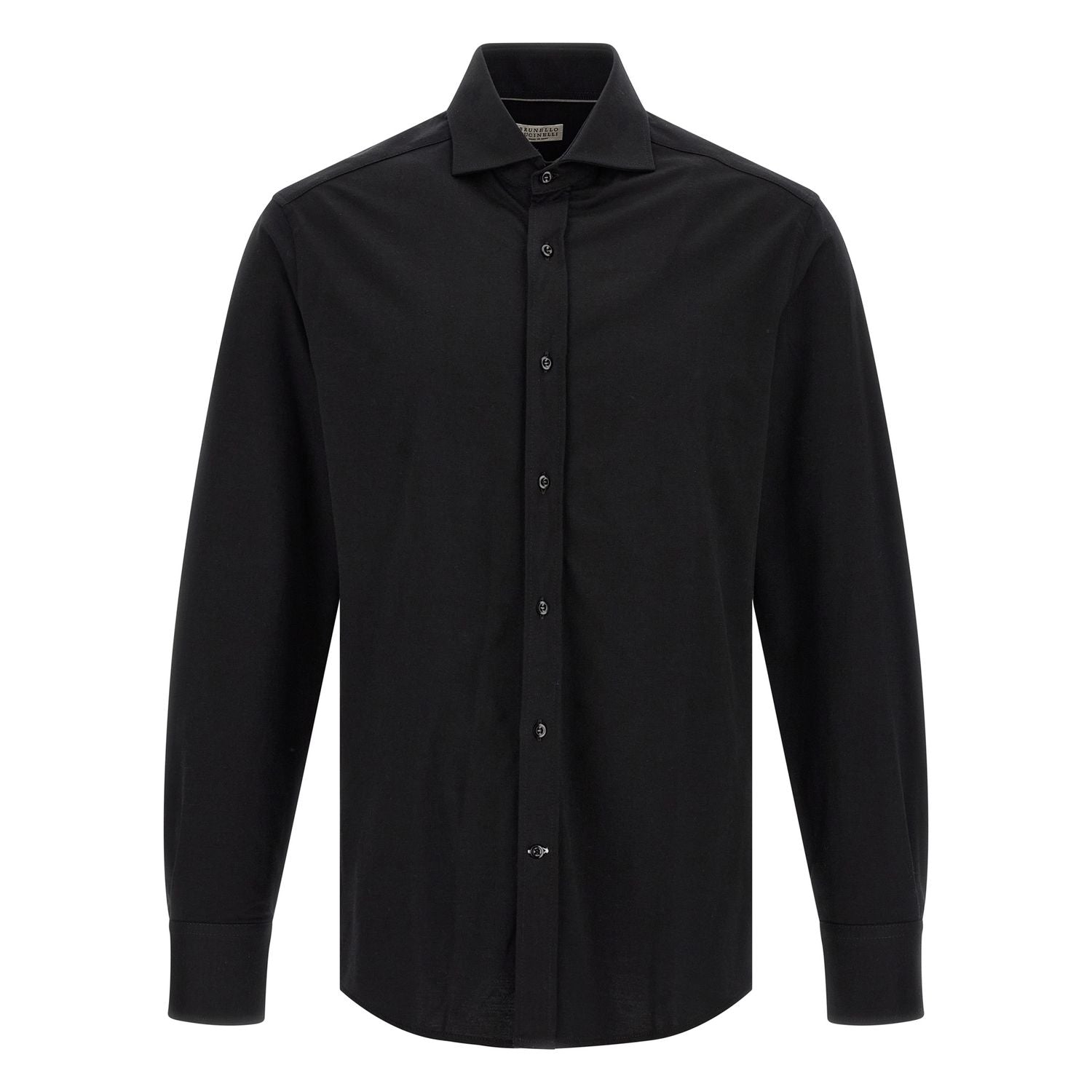 Brunello Cucinelli Black Cotton Blouse