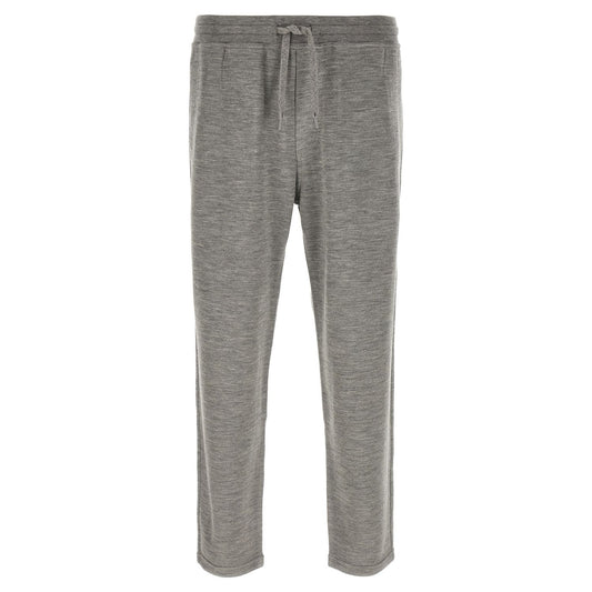 Brunello Cucinelli Gray Cashmere Joggers (Workout Pants)