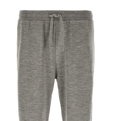Brunello Cucinelli Gray Cashmere Joggers (Workout Pants)