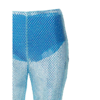 Giuseppe Di Morabito Blue Polyamide Casual Pants