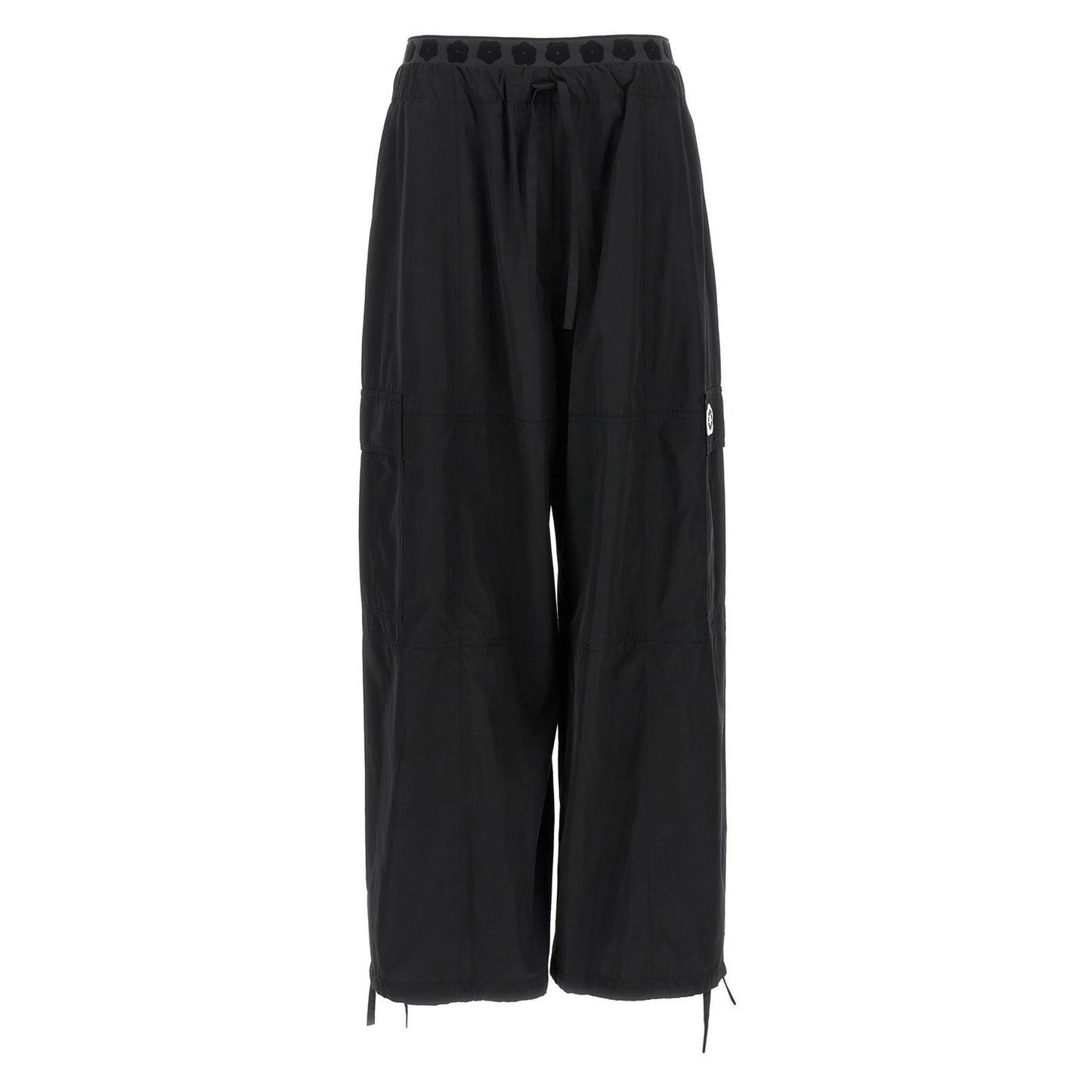 Kenzo Black Polyester Cargo Pants