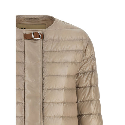 Herno Beige Polyamide Full-Length Jacket