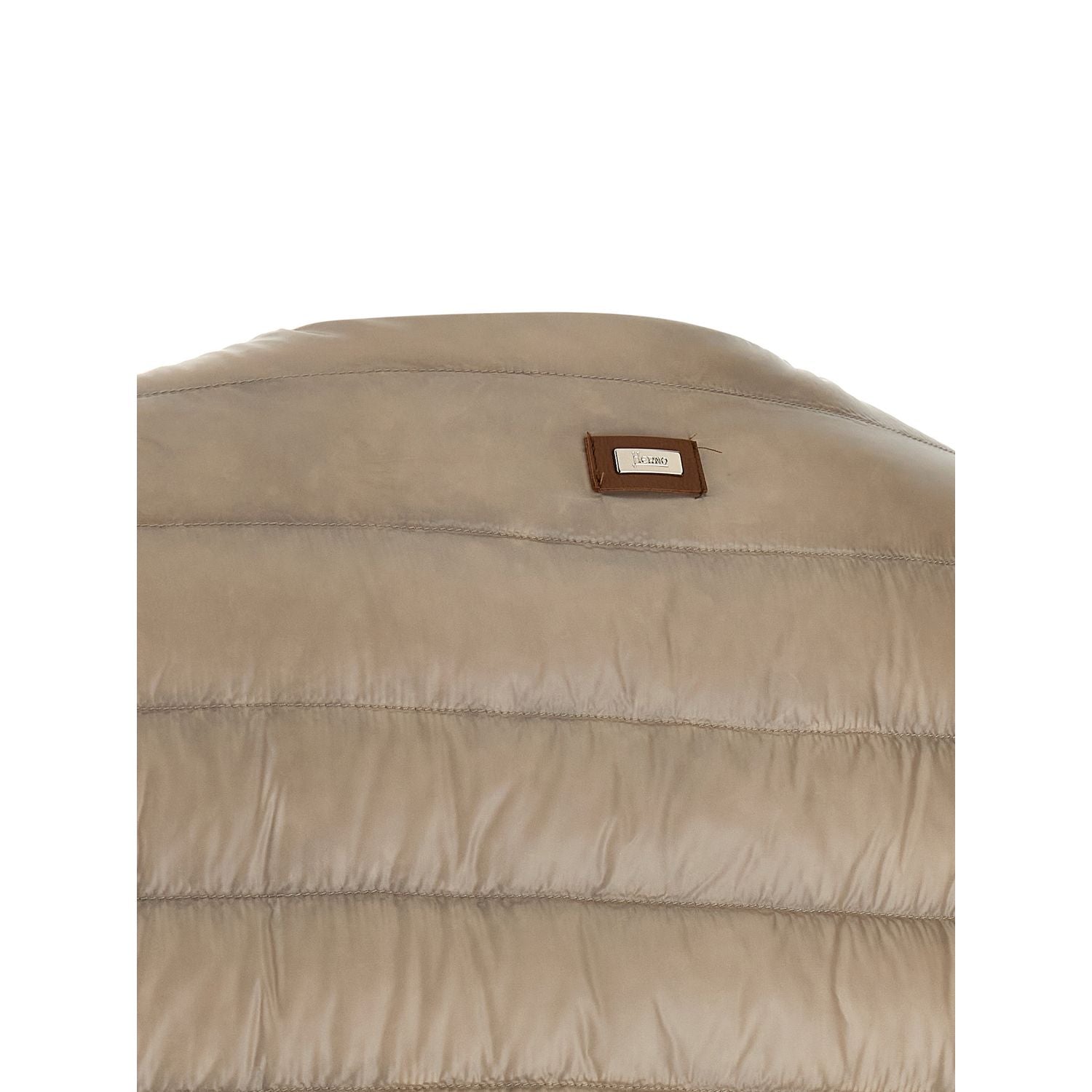 Herno Beige Polyamide Full-Length Jacket
