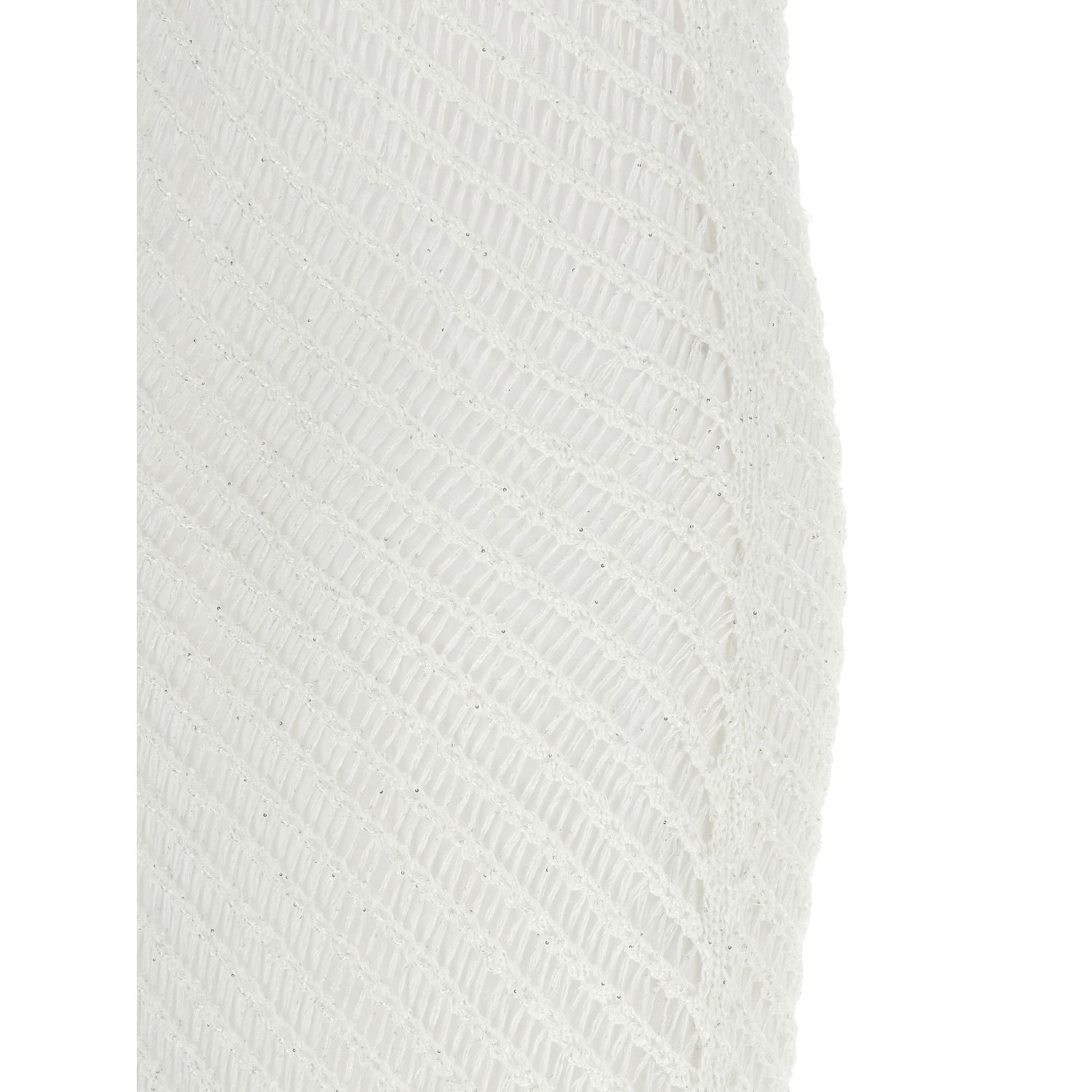 PINKO White Polyester Long Dress
