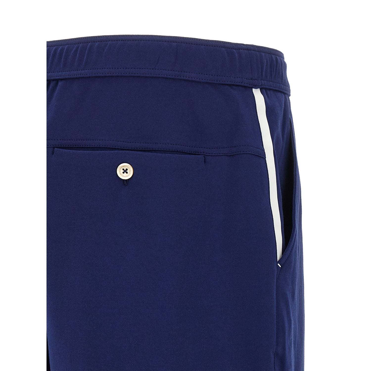 Brunello Cucinelli Blue Cotton Bermuda Shorts