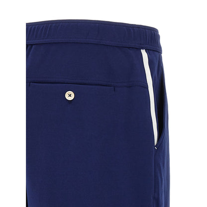 Brunello Cucinelli Blue Cotton Bermuda Shorts