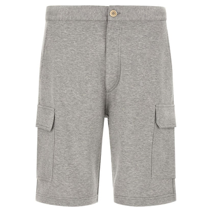 Brunello Cucinelli Gray Cotton Bermuda Shorts