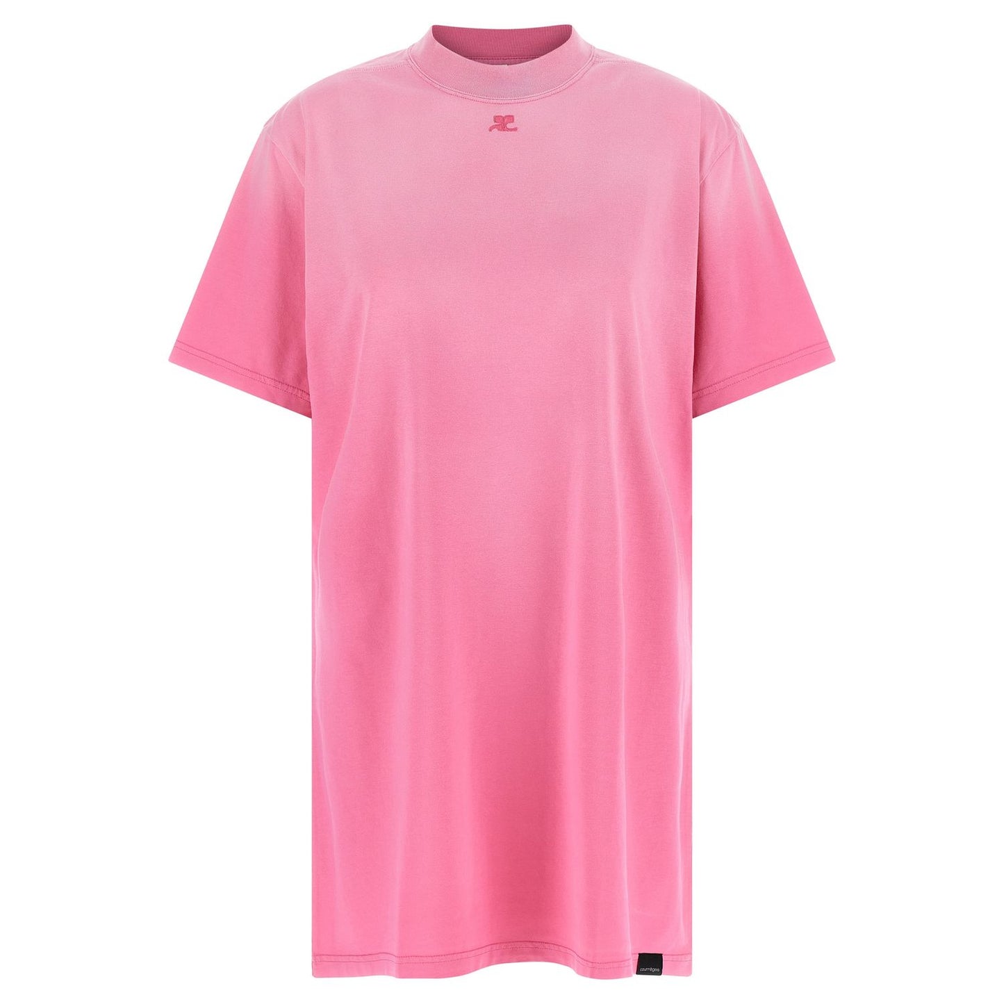Courrèges Multicolor Cotton Short Dress