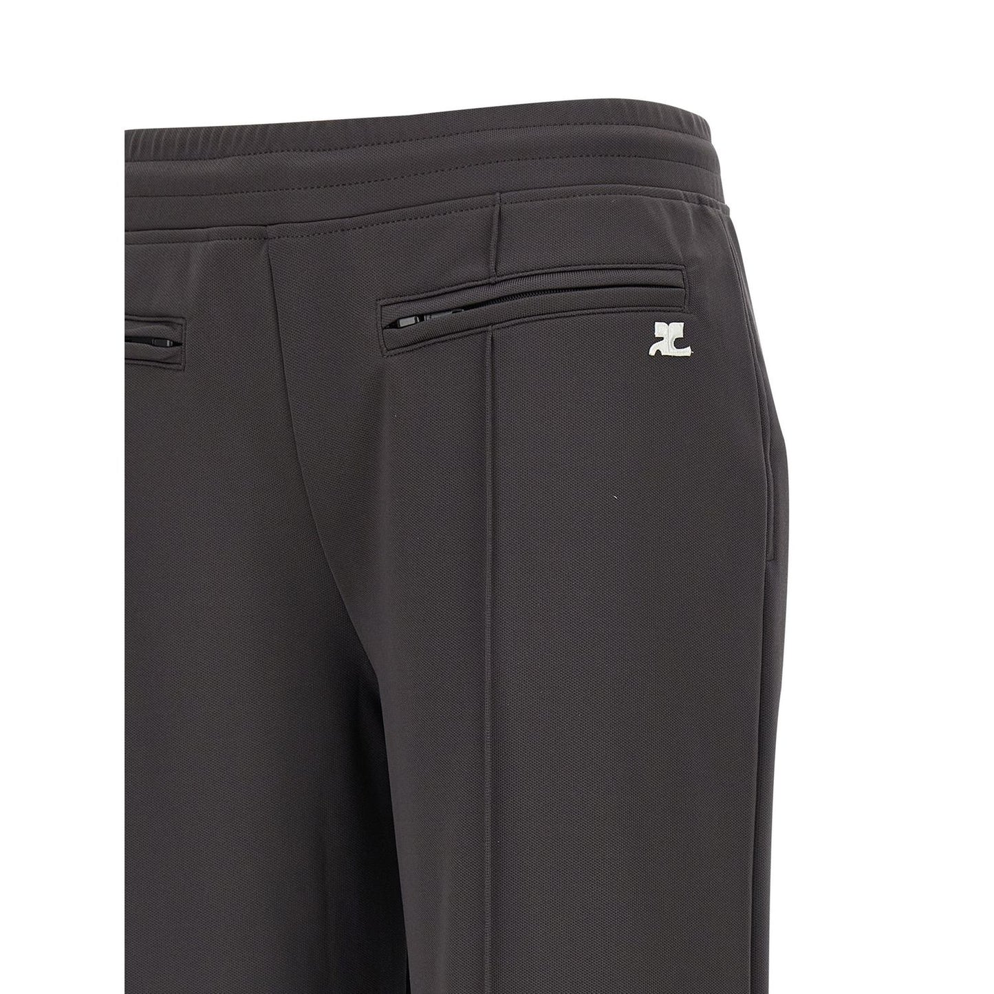 Courrèges Gray Polyester Joggers (Workout Pants)
