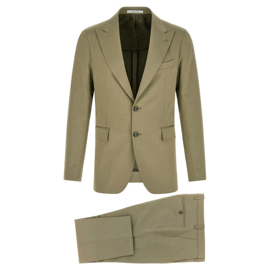 Tagliatore Bicolor Virgin Wool Two-Piece Suit