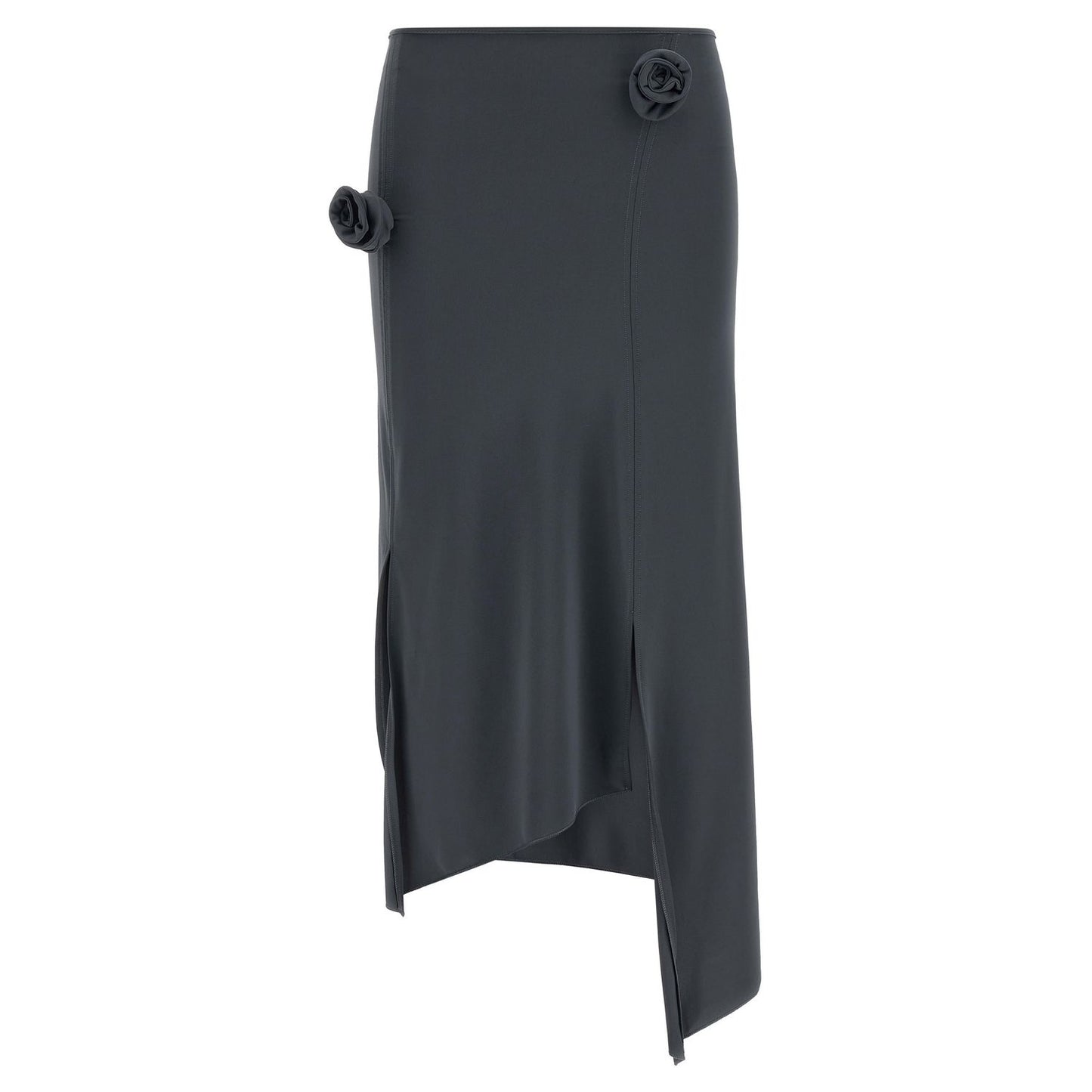Coperni Gray Polyamide Midi Skirt