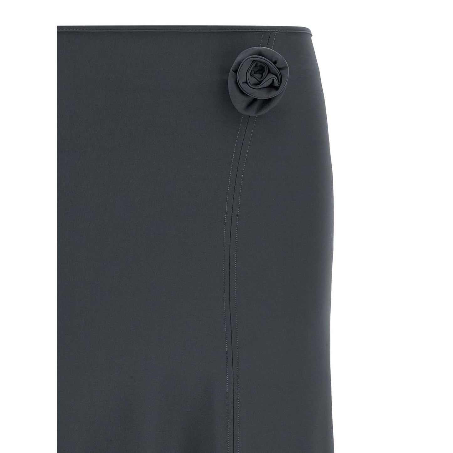 Coperni Gray Polyamide Midi Skirt