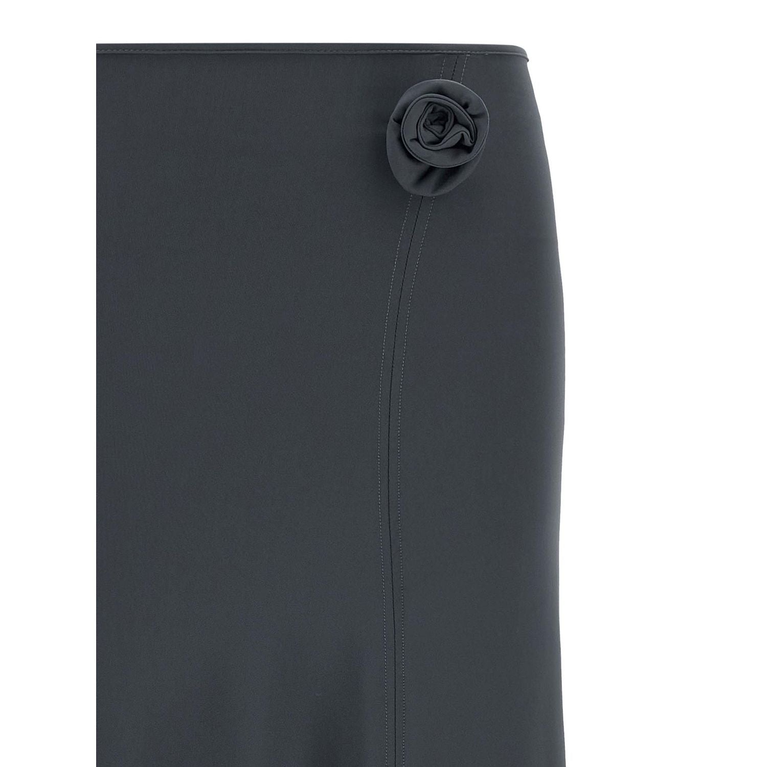 Coperni Gray Polyamide Midi Skirt