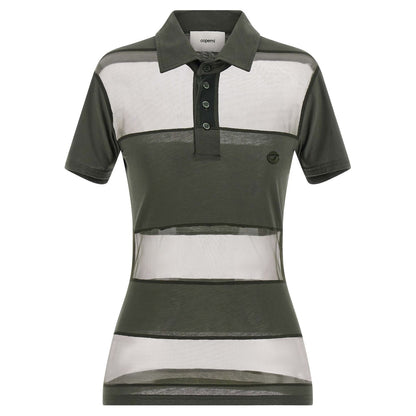 Coperni Bicolor Cotton Polo Shirt