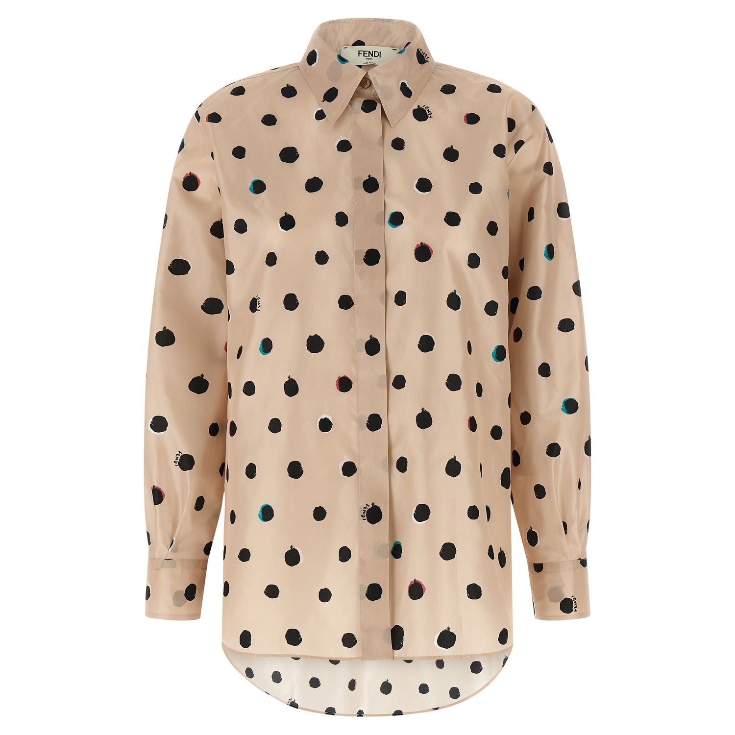 Fendi Multicolor Silk Blouse