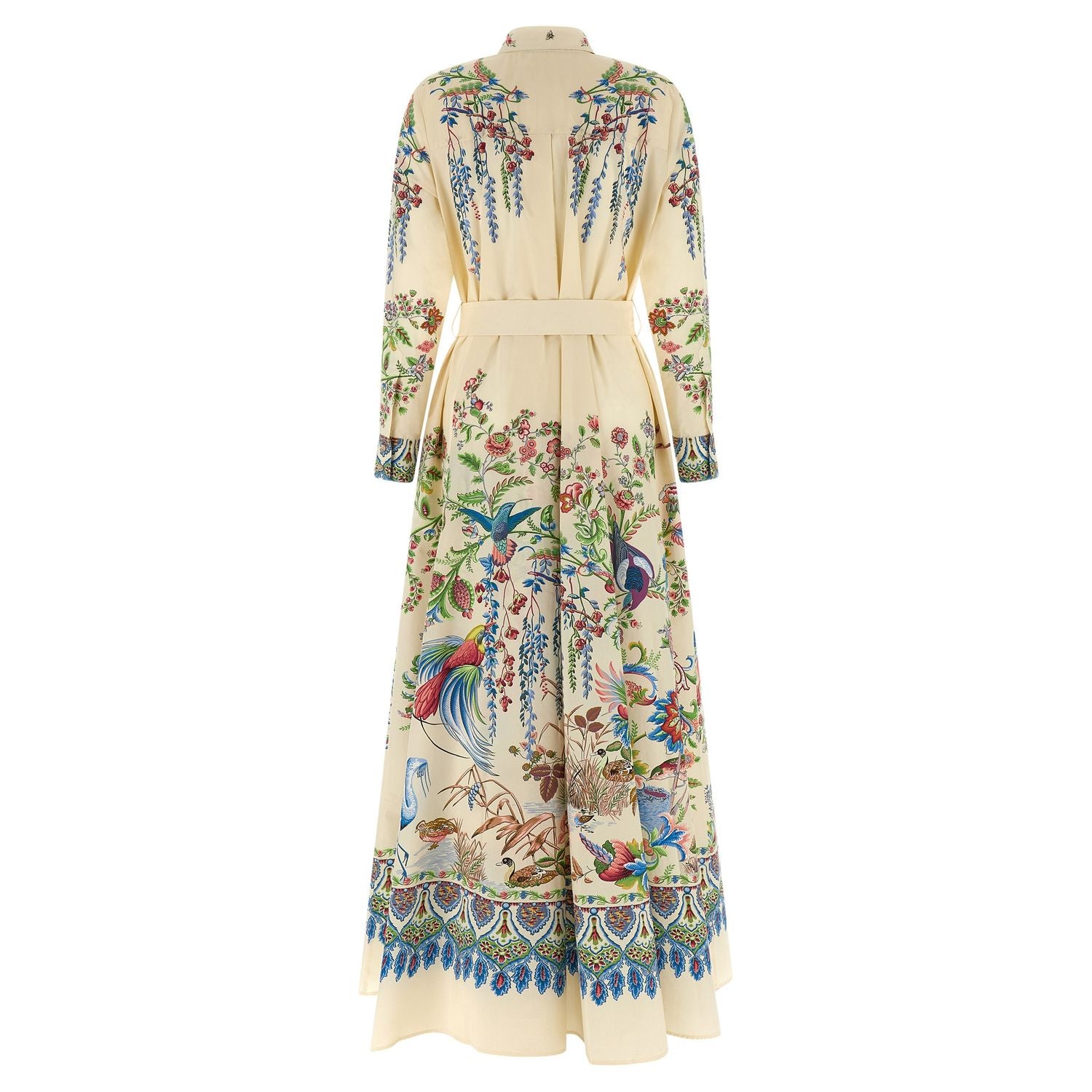 Etro Multicolor Cotton Long Dress