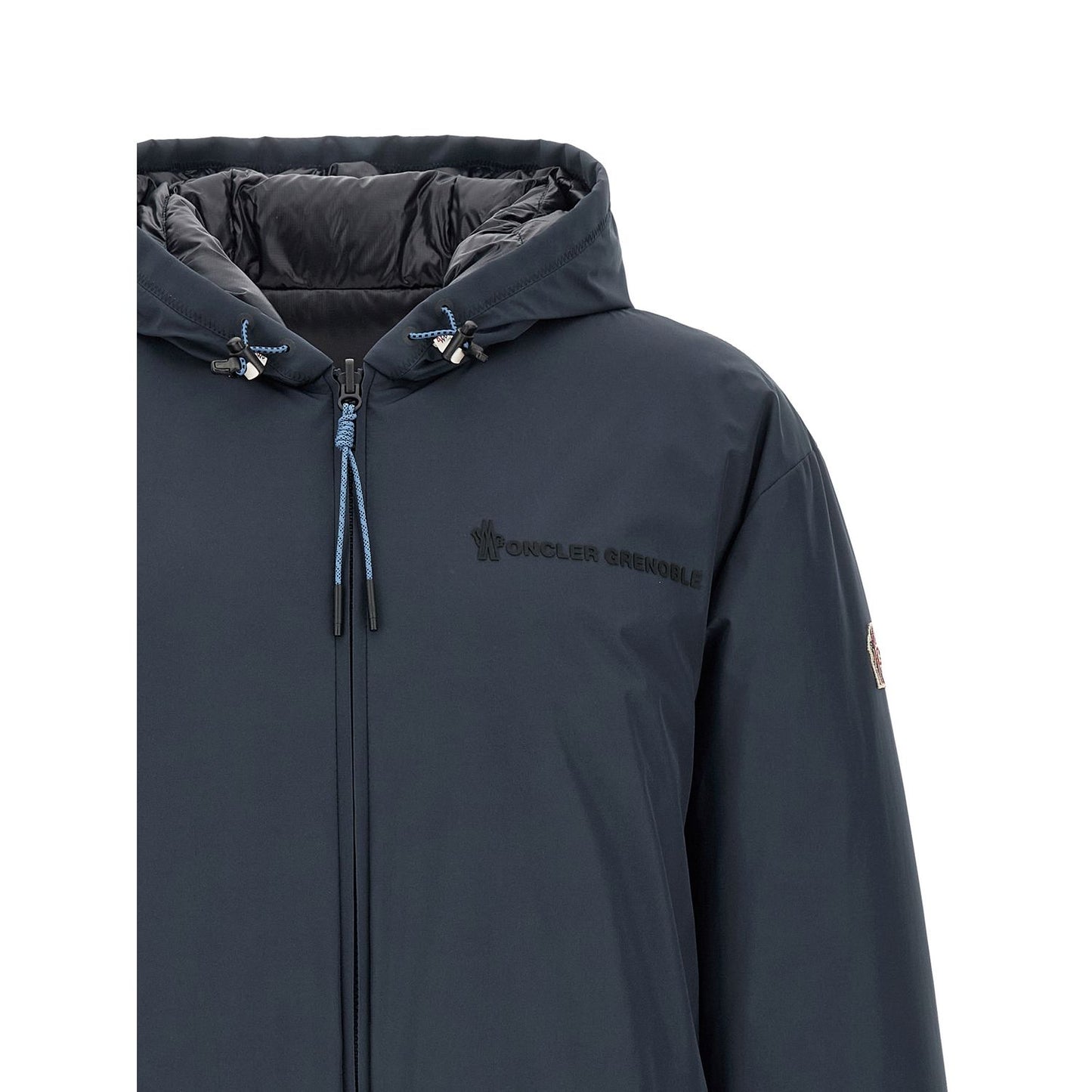 Moncler Grenoble Blue Polyamide Shell Jacket
