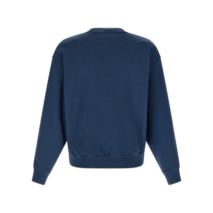 Autry Blue Cotton Sweatshirt