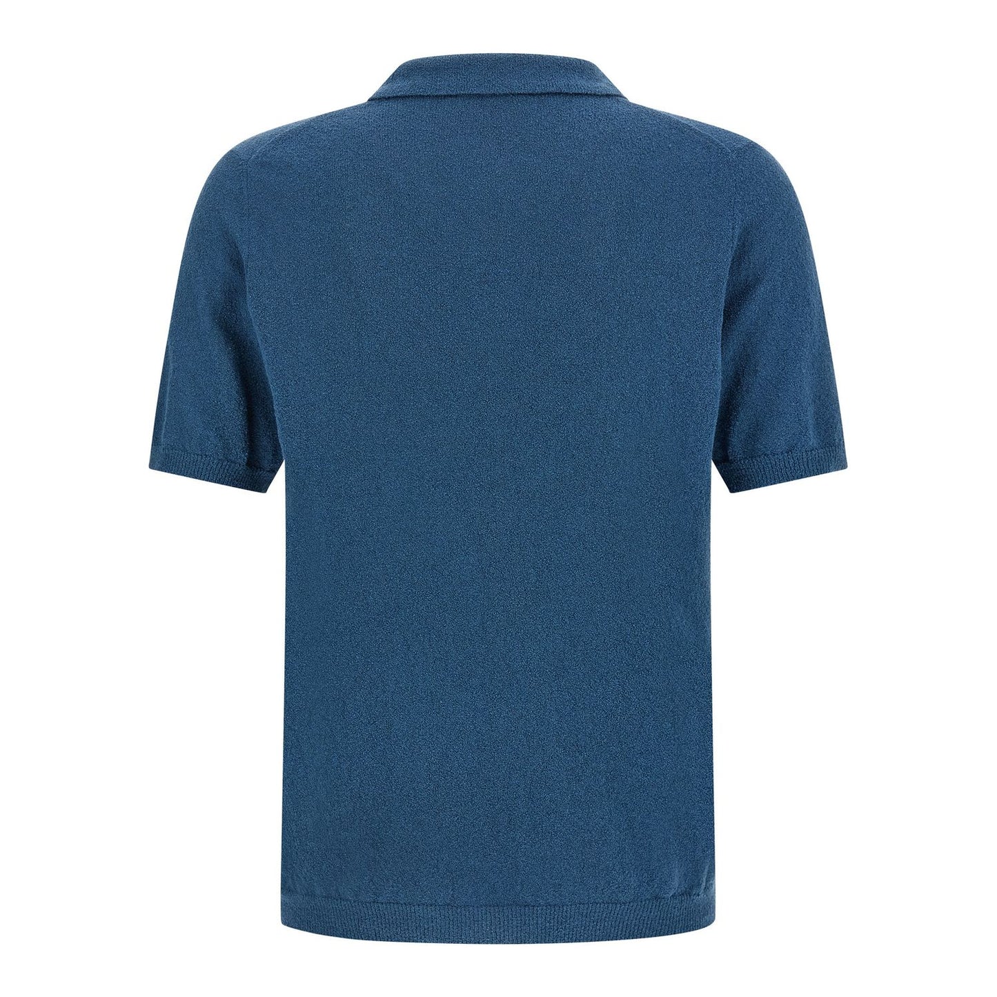 Roberto Collina Blue Cotton Polo Shirt