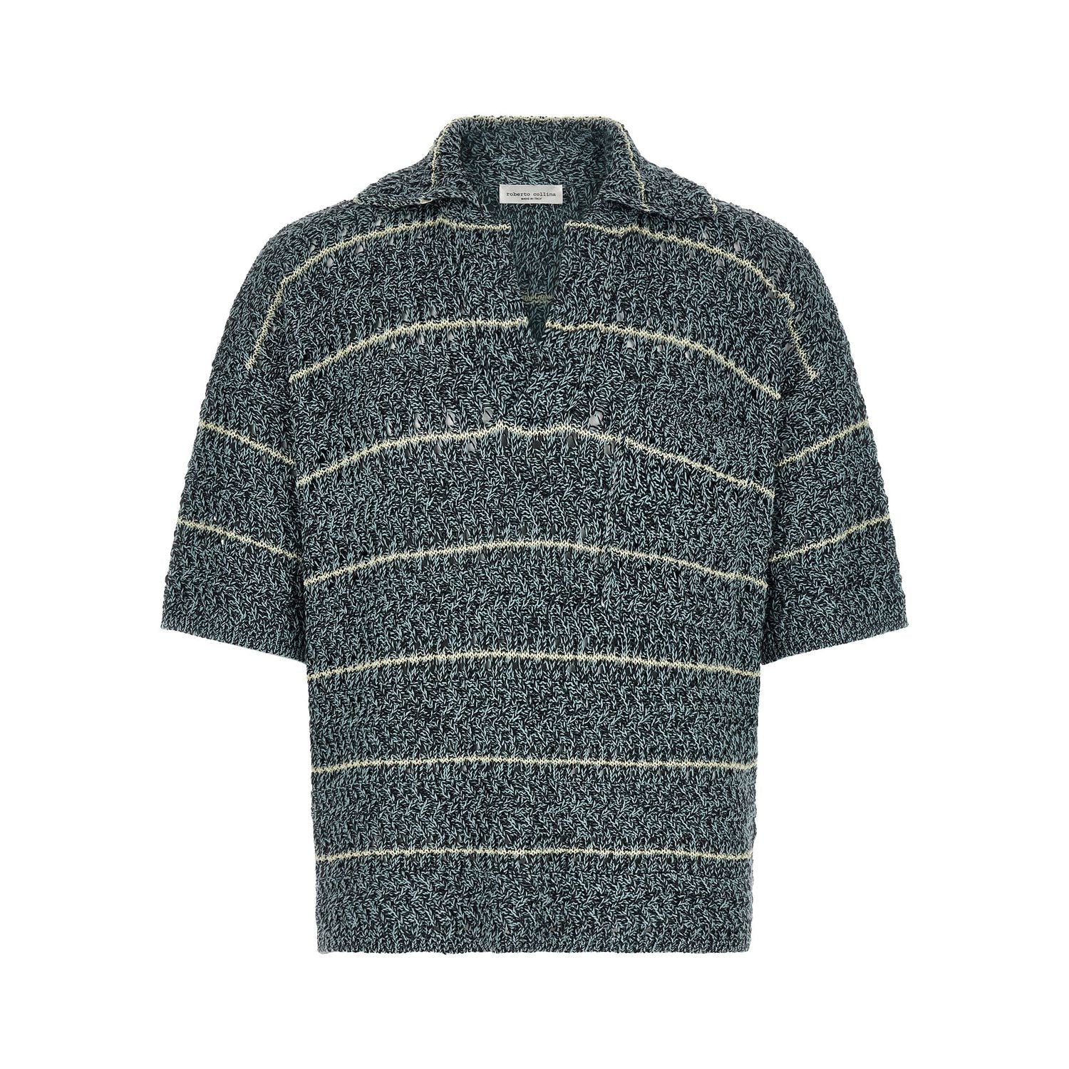 Roberto Collina Multicolor Cotton Polo Shirt