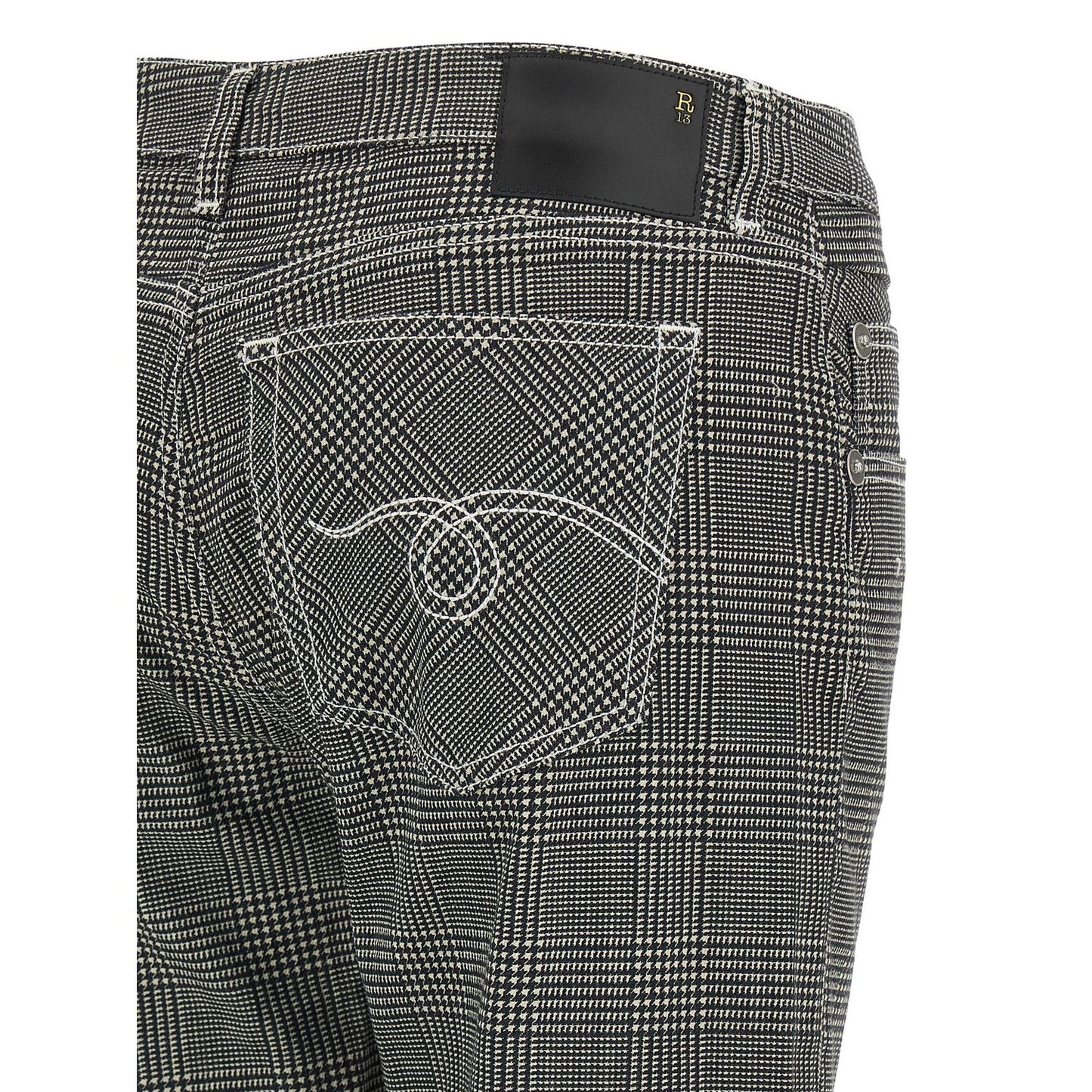 R13 Bicolor Cotton Casual Pants
