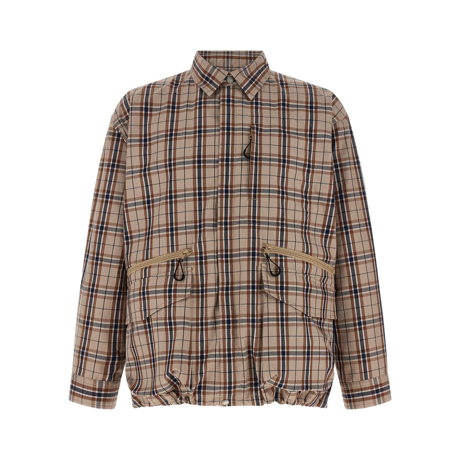 Comme Des Garçons Beige Cotton Full-Length Jacket