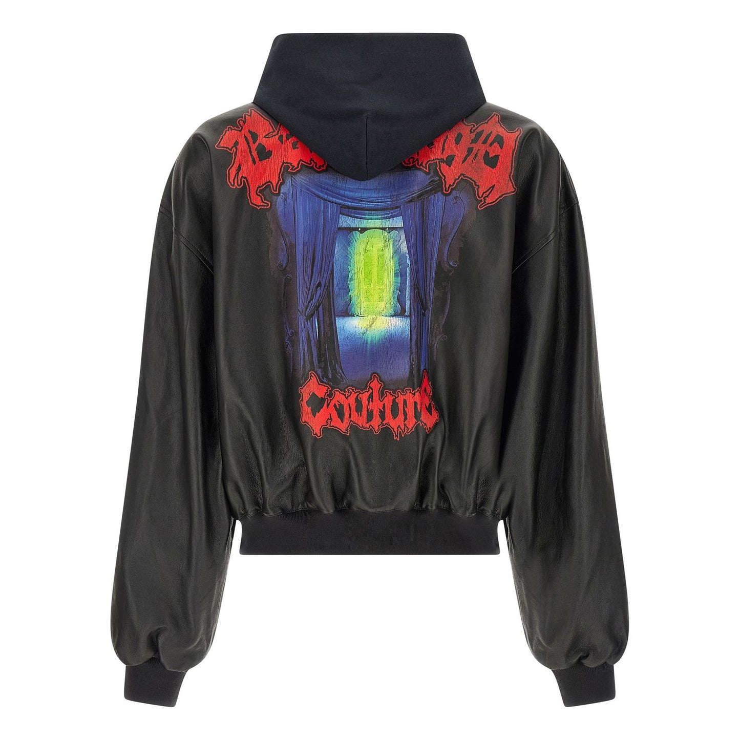 Balenciaga Black Lamb Leather Leather Jacket