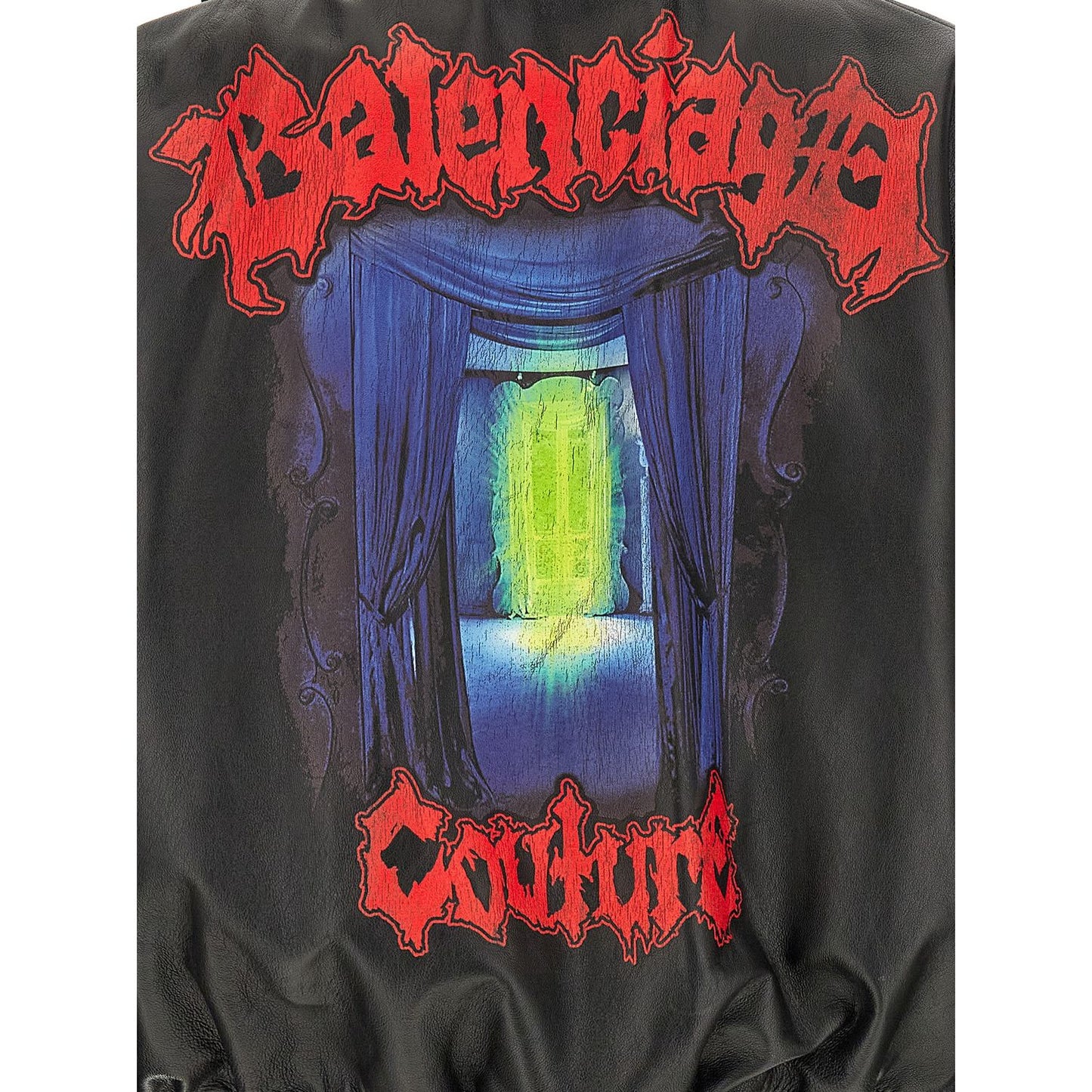 Balenciaga Black Lamb Leather Leather Jacket