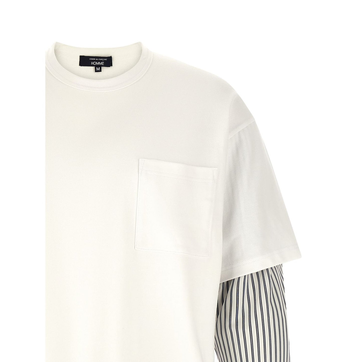 Comme Des Garçons White Cotton T-Shirt