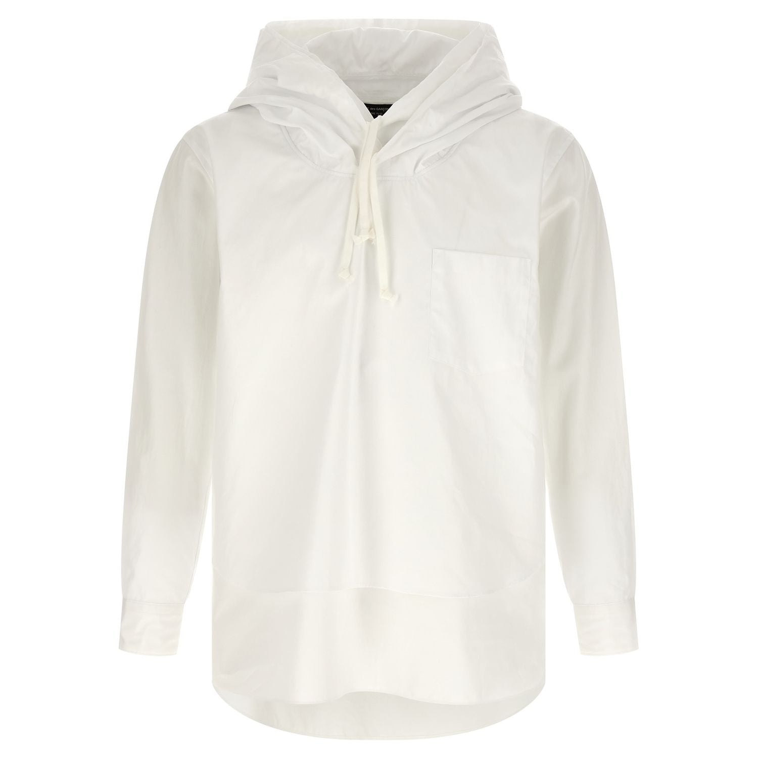 Comme Des Garçons White Cotton Blouse