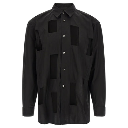 Comme Des Garçons Black Cotton Blouse