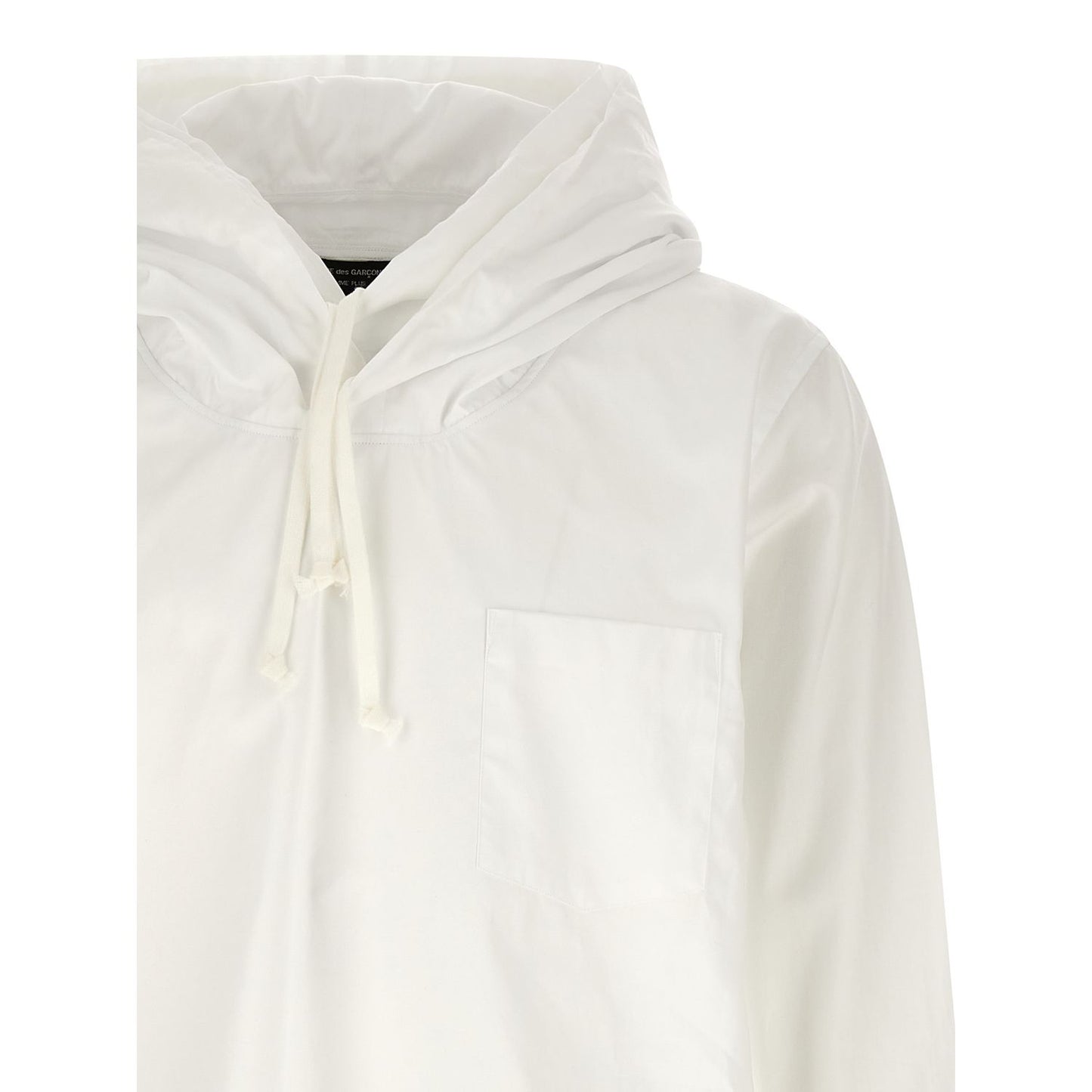 Comme Des Garçons White Cotton Blouse