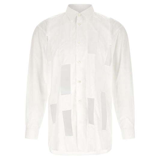 Comme Des Garçons White Cotton Blouse