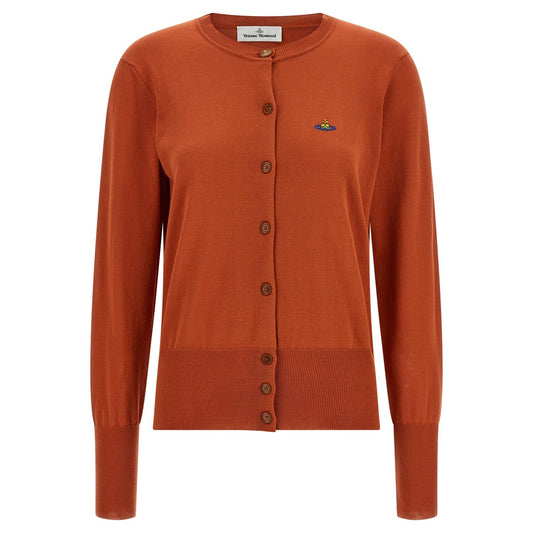 Vivienne Westwood Orange Cotton Cardigan