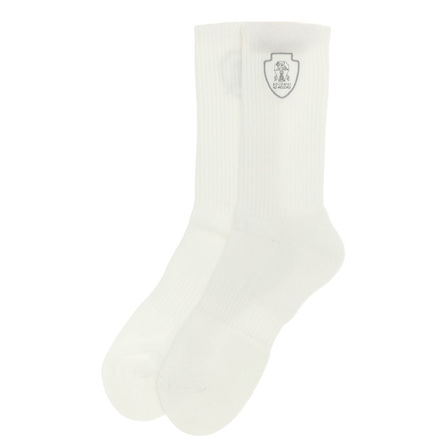 Brunello Cucinelli White Cotton Socks